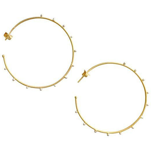 Large Hoop Earrings 14K Gold Large Hoop, Gold Hoop Earring, Real